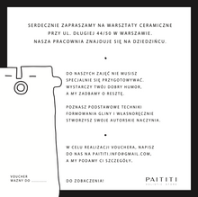 Załaduj obraz do przeglądarki galerii, VOUCHER NA WARSZTATY